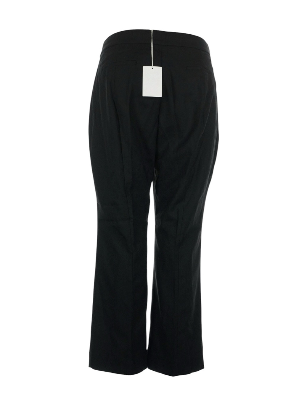 J. Crew Willa Cropped Flare Pant in Italian City Wool Blend 14 Black Work NWT